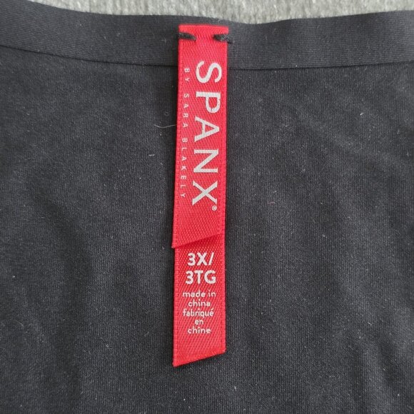 Spanx Tank Top Womens 3X  Black 10039R Shapewear Sleeveless Hourglass Silhouette - Picture 2 of 11